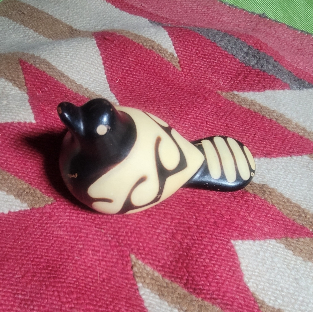 Pottery Clay Bird From Peru Handmade